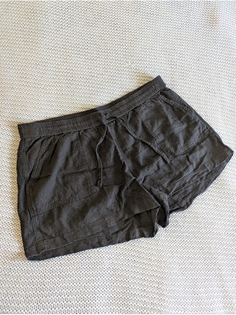 ❇️ J. Crew Black Drawstring linen Shorts